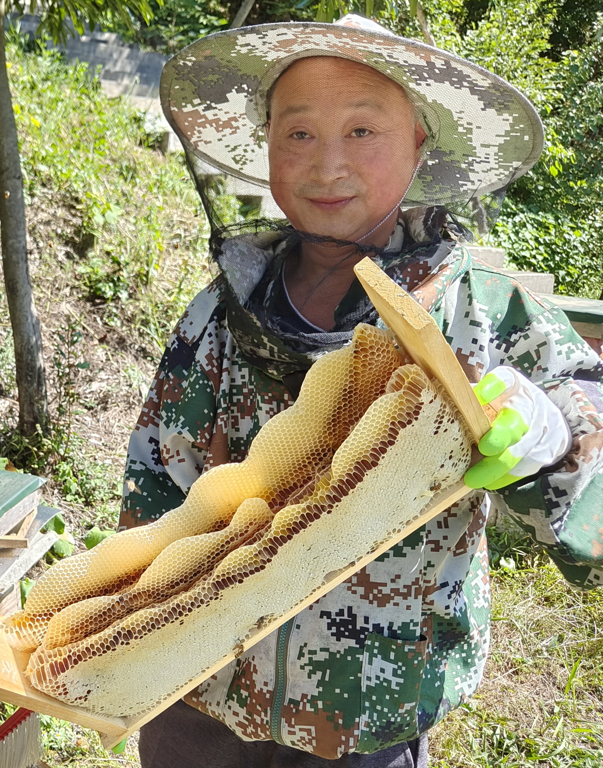 追花逐蜜残疾人