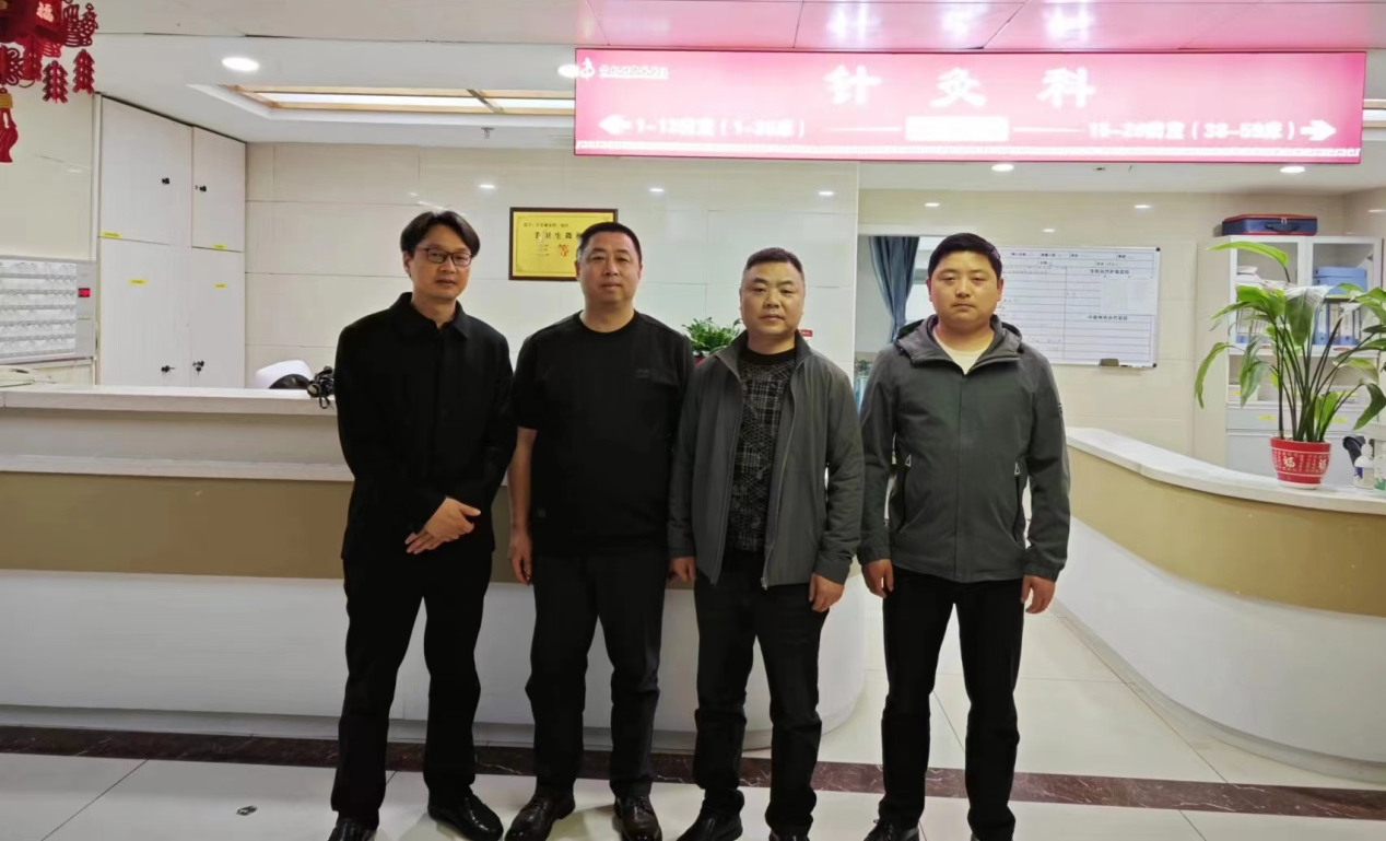 竹山县秦古镇卫生院来我院针灸科交流