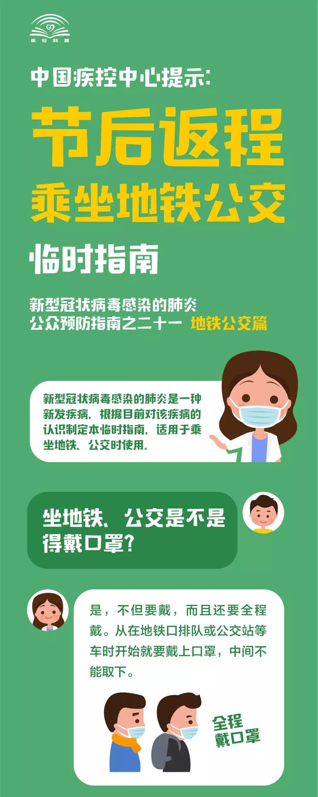节后返程 乘坐地铁公交临时指南